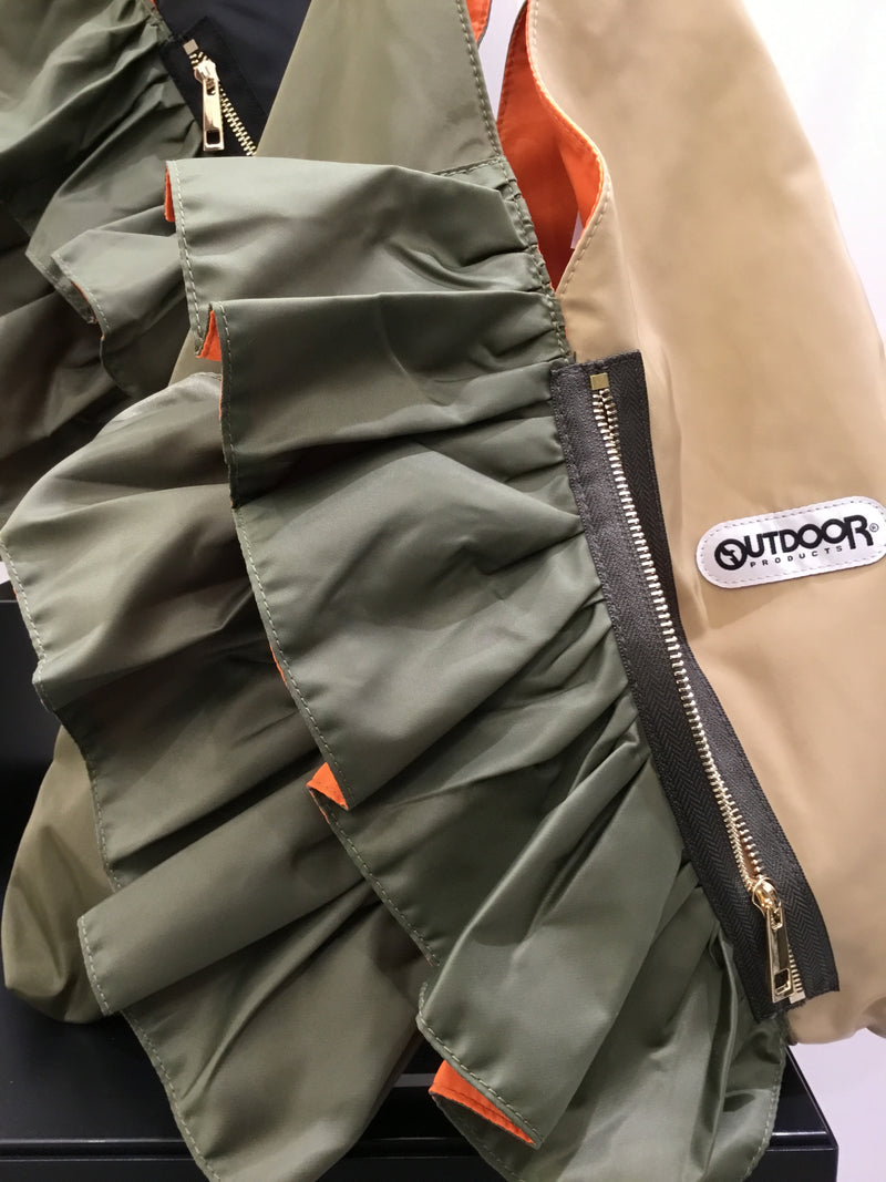 OUTDOORコラボフリルバッグM
